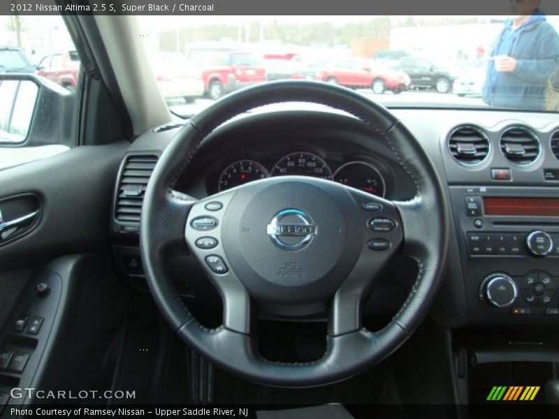 Super Black / Charcoal 2012 Nissan Altima 2.5 S