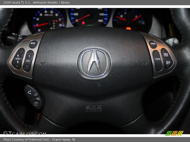 Anthracite Metallic / Ebony 2006 Acura TL 3.2