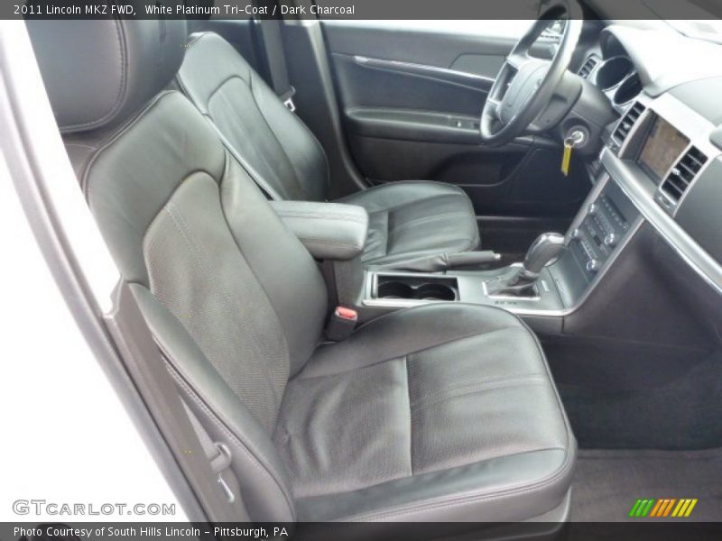 White Platinum Tri-Coat / Dark Charcoal 2011 Lincoln MKZ FWD