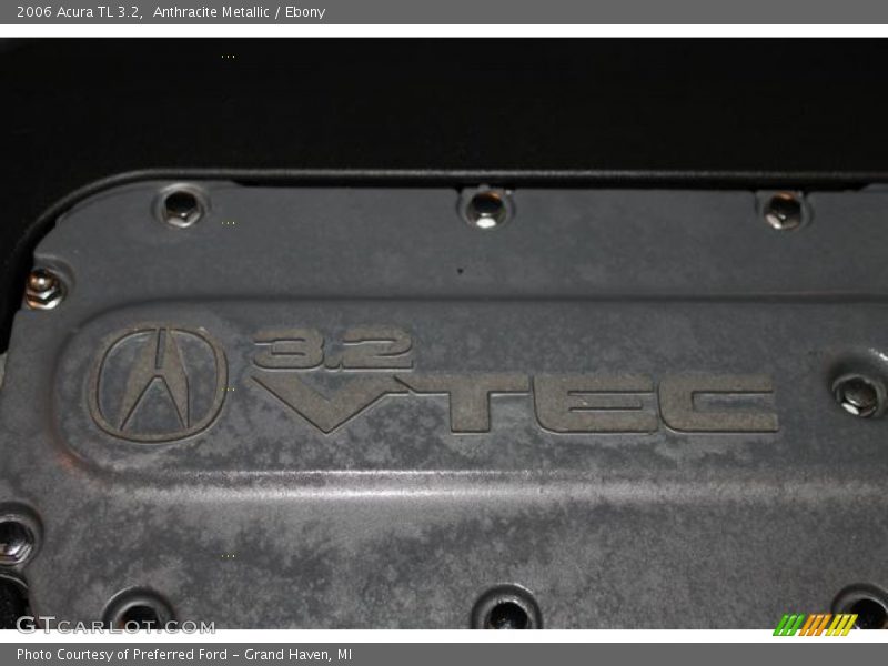 Anthracite Metallic / Ebony 2006 Acura TL 3.2