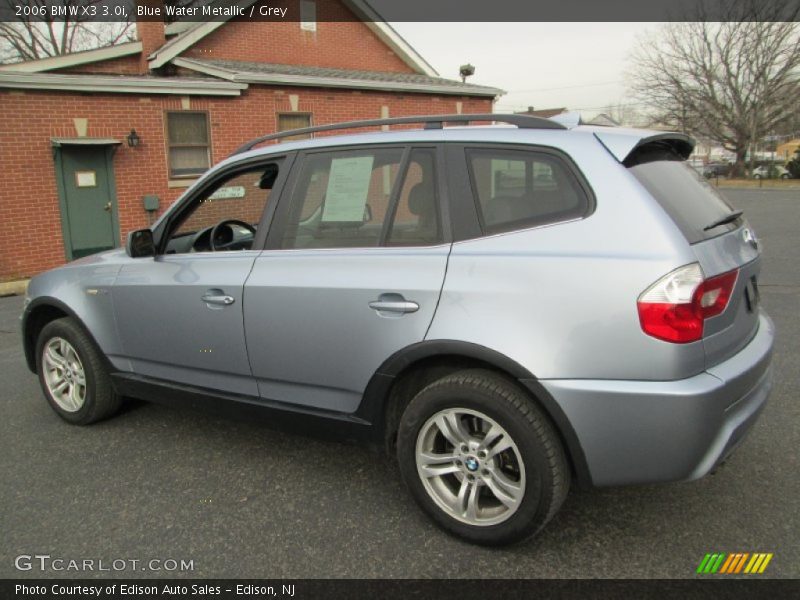 Blue Water Metallic / Grey 2006 BMW X3 3.0i