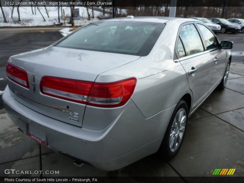 Ingot Silver Metallic / Dark Charcoal 2012 Lincoln MKZ AWD