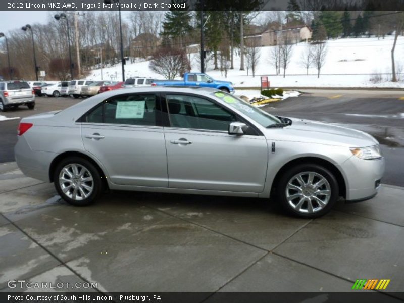 Ingot Silver Metallic / Dark Charcoal 2012 Lincoln MKZ AWD