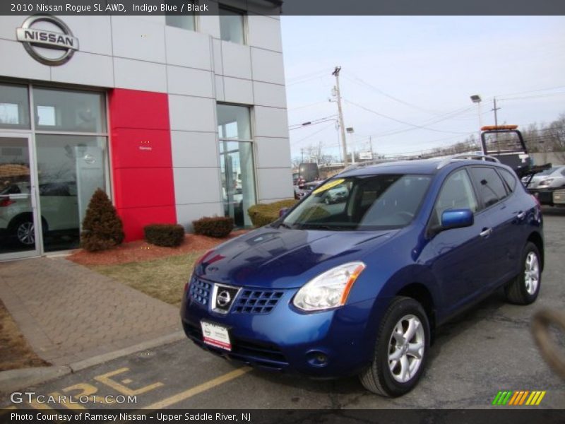 Indigo Blue / Black 2010 Nissan Rogue SL AWD