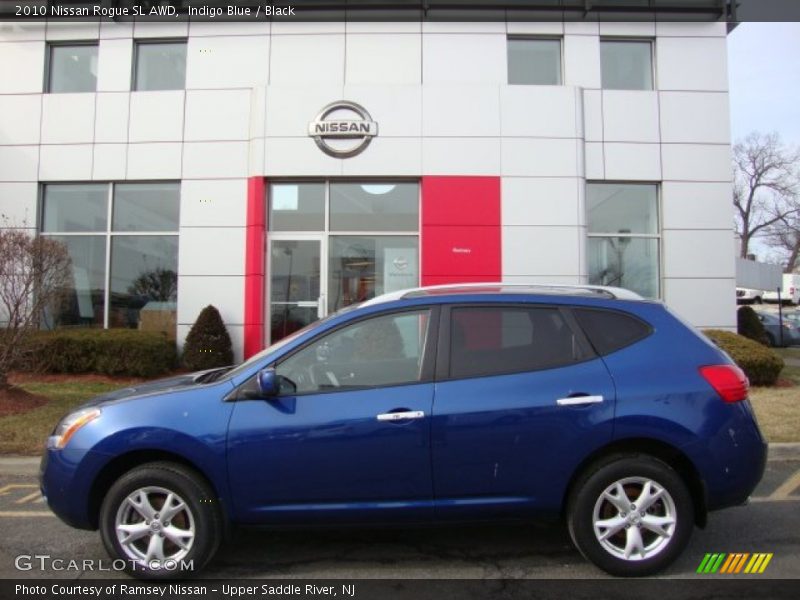 Indigo Blue / Black 2010 Nissan Rogue SL AWD