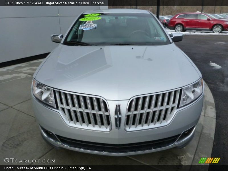 Ingot Silver Metallic / Dark Charcoal 2012 Lincoln MKZ AWD