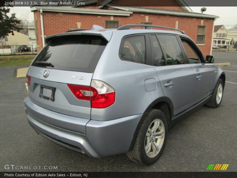 Blue Water Metallic / Grey 2006 BMW X3 3.0i