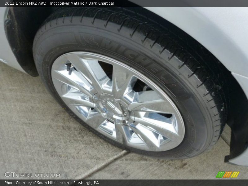 Ingot Silver Metallic / Dark Charcoal 2012 Lincoln MKZ AWD