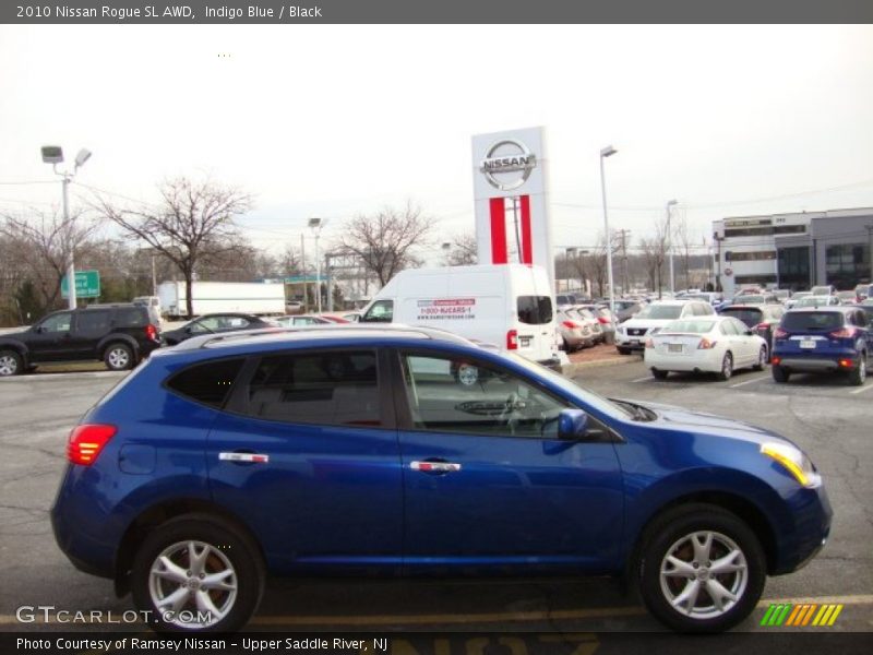 Indigo Blue / Black 2010 Nissan Rogue SL AWD