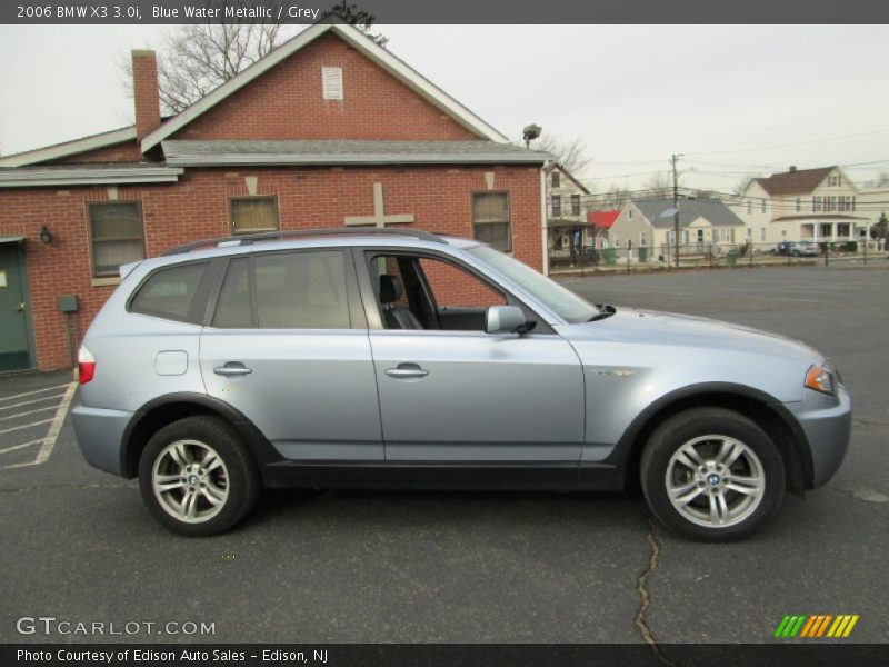 Blue Water Metallic / Grey 2006 BMW X3 3.0i