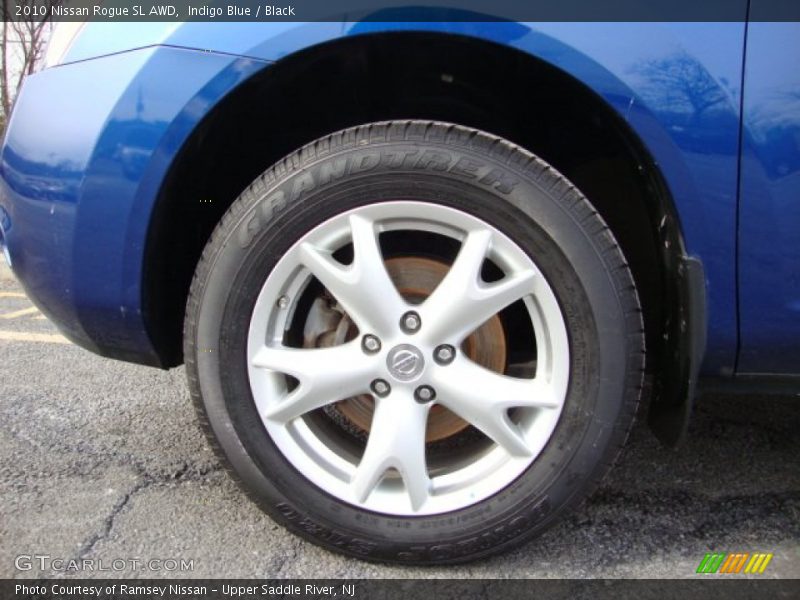 Indigo Blue / Black 2010 Nissan Rogue SL AWD