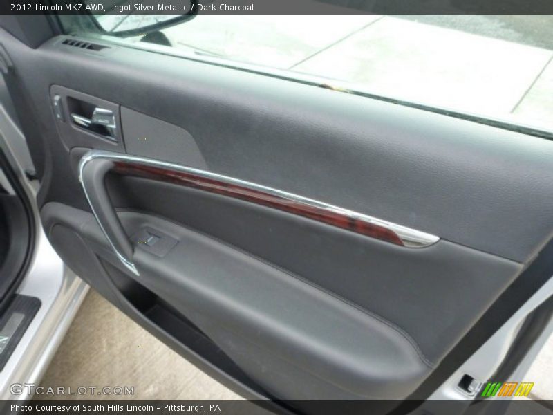 Ingot Silver Metallic / Dark Charcoal 2012 Lincoln MKZ AWD