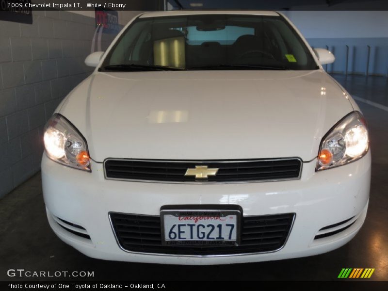White / Ebony 2009 Chevrolet Impala LT