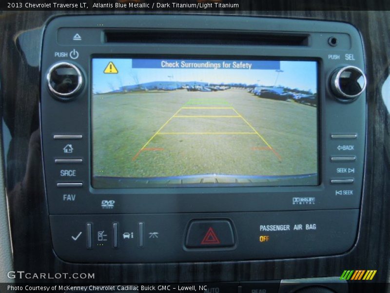 Atlantis Blue Metallic / Dark Titanium/Light Titanium 2013 Chevrolet Traverse LT