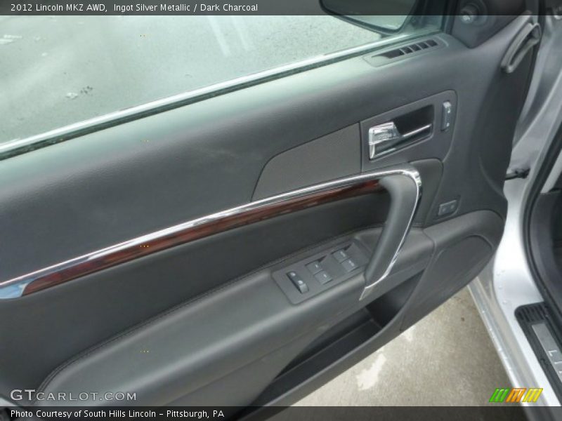Ingot Silver Metallic / Dark Charcoal 2012 Lincoln MKZ AWD