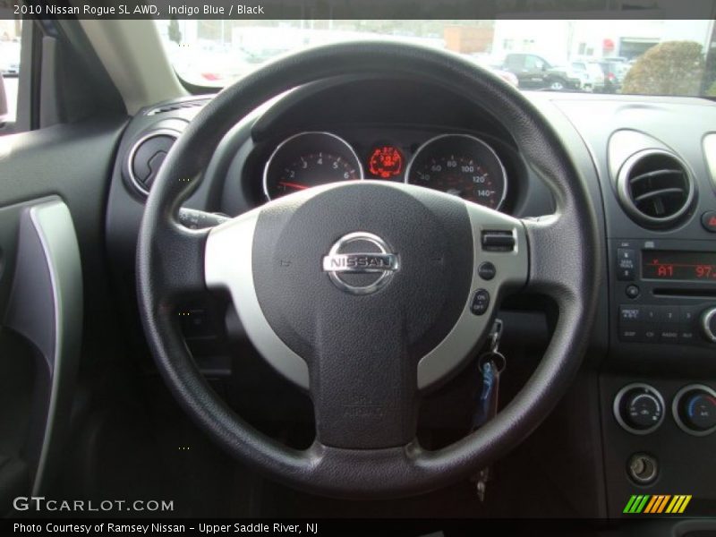Indigo Blue / Black 2010 Nissan Rogue SL AWD