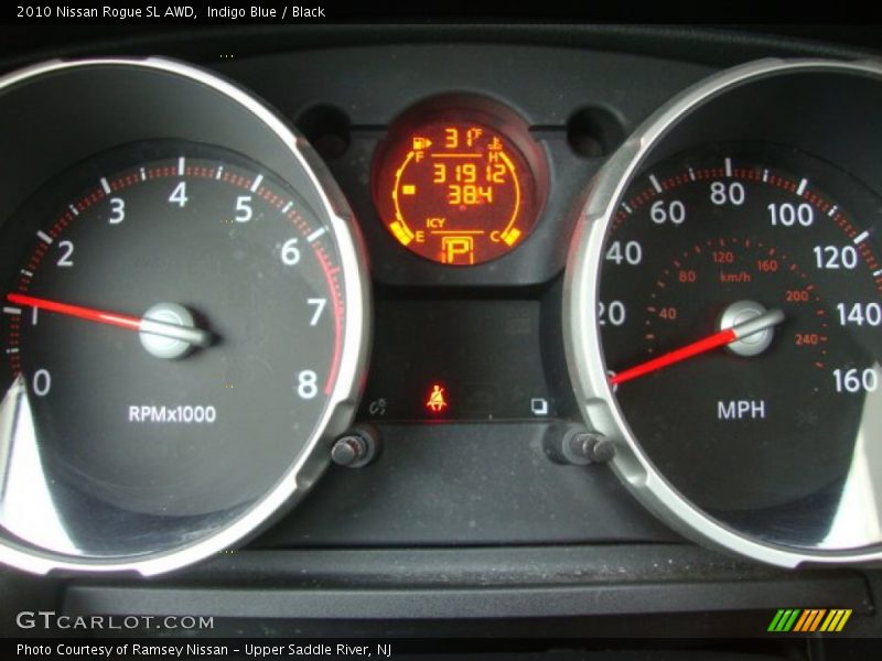 Indigo Blue / Black 2010 Nissan Rogue SL AWD