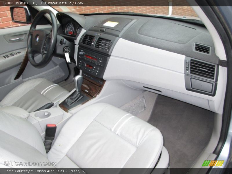 Blue Water Metallic / Grey 2006 BMW X3 3.0i