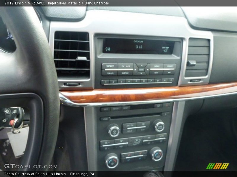 Ingot Silver Metallic / Dark Charcoal 2012 Lincoln MKZ AWD
