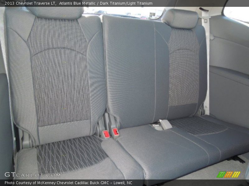 Atlantis Blue Metallic / Dark Titanium/Light Titanium 2013 Chevrolet Traverse LT