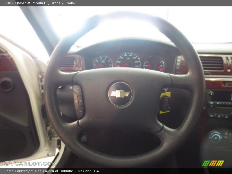 White / Ebony 2009 Chevrolet Impala LT