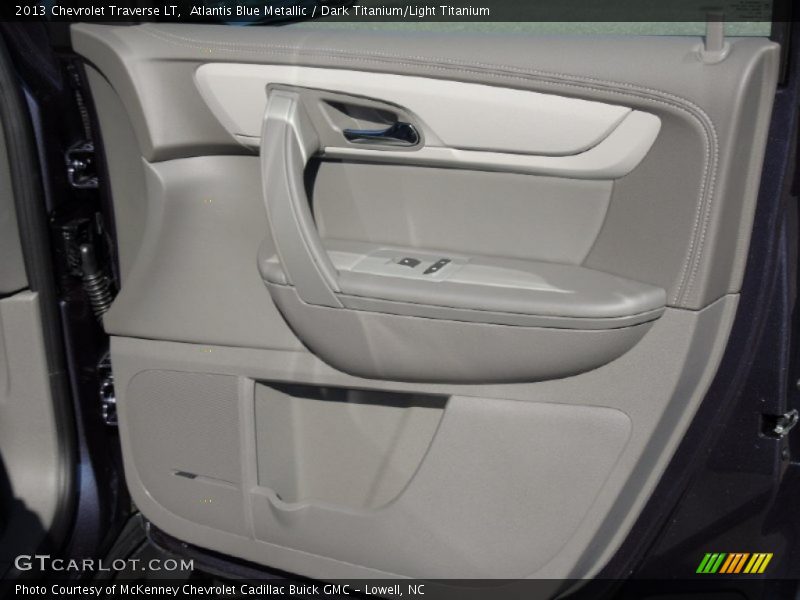 Atlantis Blue Metallic / Dark Titanium/Light Titanium 2013 Chevrolet Traverse LT