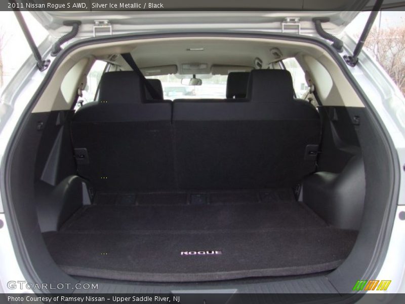 Silver Ice Metallic / Black 2011 Nissan Rogue S AWD