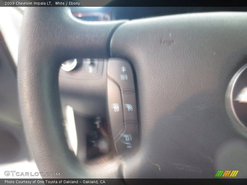 White / Ebony 2009 Chevrolet Impala LT