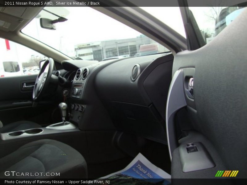 Silver Ice Metallic / Black 2011 Nissan Rogue S AWD