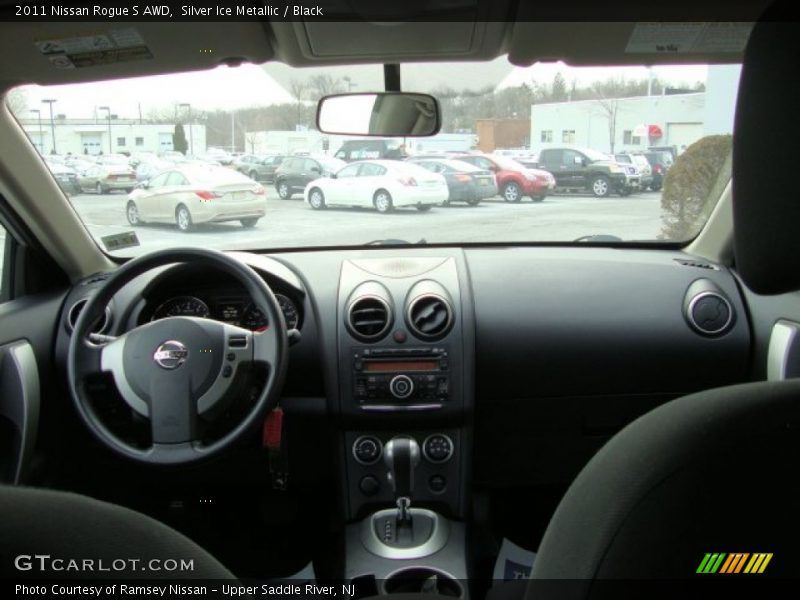 Silver Ice Metallic / Black 2011 Nissan Rogue S AWD