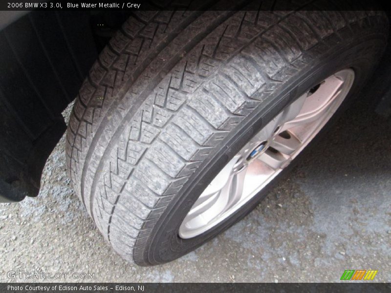 Blue Water Metallic / Grey 2006 BMW X3 3.0i