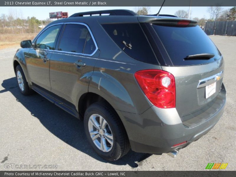 Steel Green Metallic / Jet Black 2013 Chevrolet Equinox LT