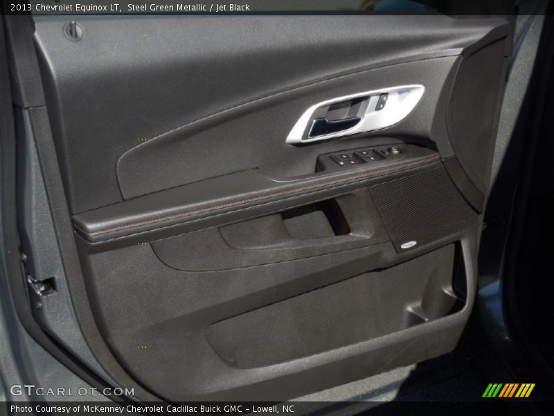 Steel Green Metallic / Jet Black 2013 Chevrolet Equinox LT