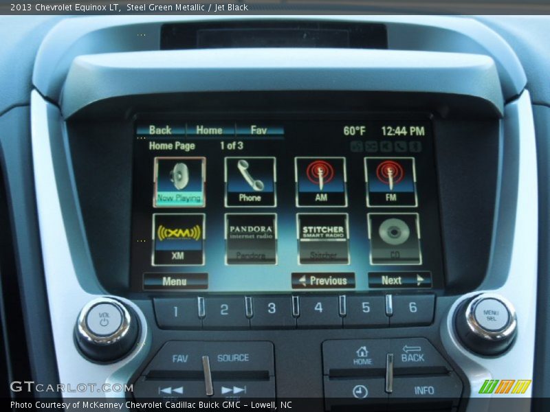 Steel Green Metallic / Jet Black 2013 Chevrolet Equinox LT