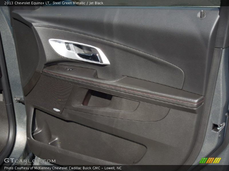 Steel Green Metallic / Jet Black 2013 Chevrolet Equinox LT