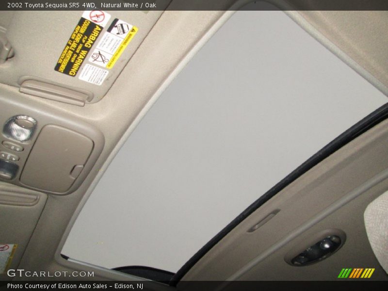 Sunroof of 2002 Sequoia SR5 4WD