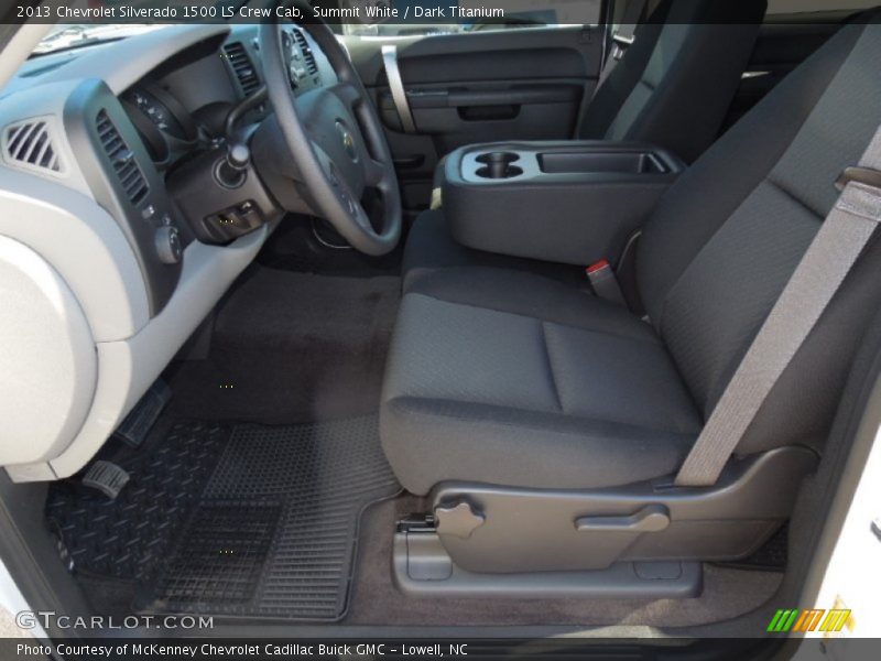 Summit White / Dark Titanium 2013 Chevrolet Silverado 1500 LS Crew Cab