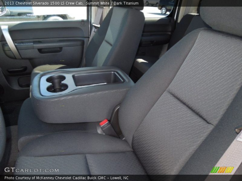 Summit White / Dark Titanium 2013 Chevrolet Silverado 1500 LS Crew Cab