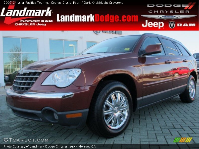 Cognac Crystal Pearl / Dark Khaki/Light Graystone 2007 Chrysler Pacifica Touring