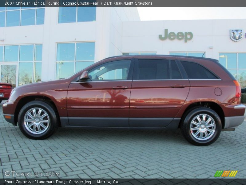 Cognac Crystal Pearl / Dark Khaki/Light Graystone 2007 Chrysler Pacifica Touring
