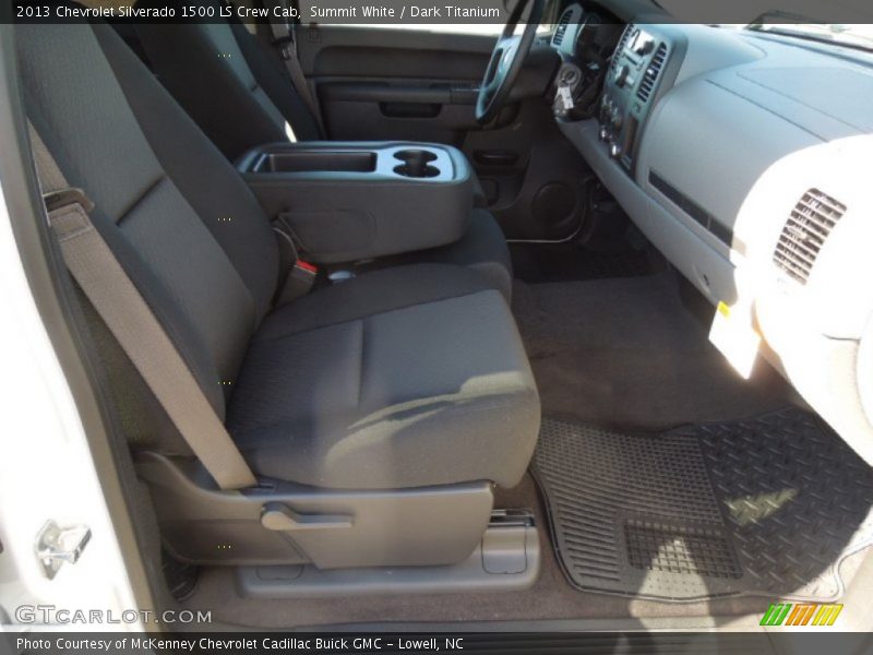 Summit White / Dark Titanium 2013 Chevrolet Silverado 1500 LS Crew Cab