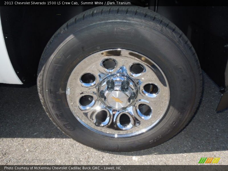 Summit White / Dark Titanium 2013 Chevrolet Silverado 1500 LS Crew Cab