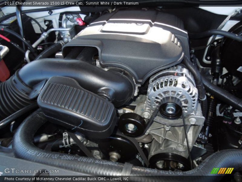 Summit White / Dark Titanium 2013 Chevrolet Silverado 1500 LS Crew Cab