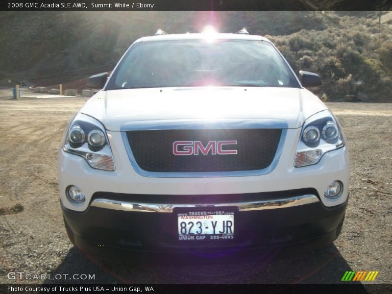 Summit White / Ebony 2008 GMC Acadia SLE AWD