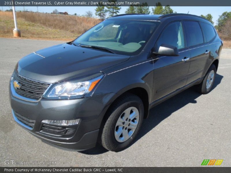 Cyber Gray Metallic / Dark Titanium/Light Titanium 2013 Chevrolet Traverse LS