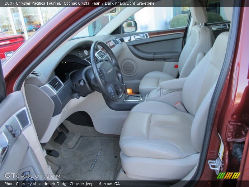 Cognac Crystal Pearl / Dark Khaki/Light Graystone 2007 Chrysler Pacifica Touring