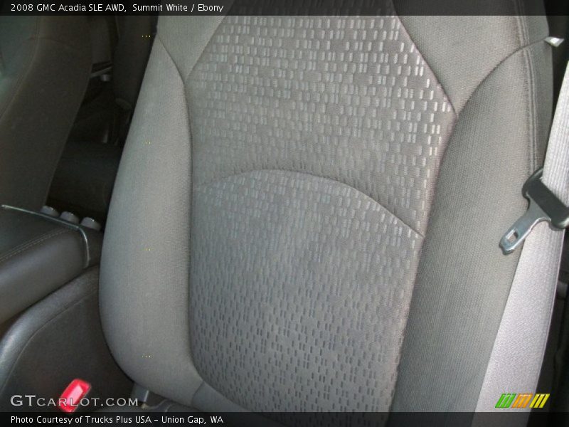Summit White / Ebony 2008 GMC Acadia SLE AWD