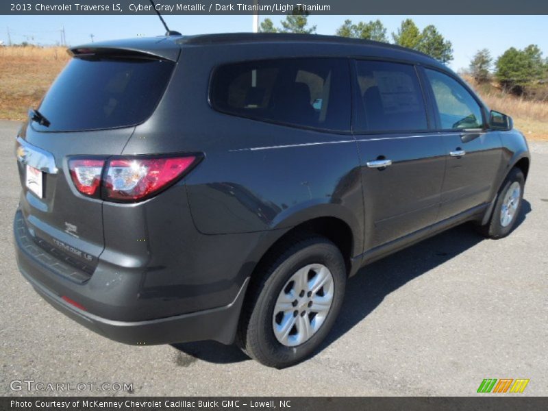 Cyber Gray Metallic / Dark Titanium/Light Titanium 2013 Chevrolet Traverse LS