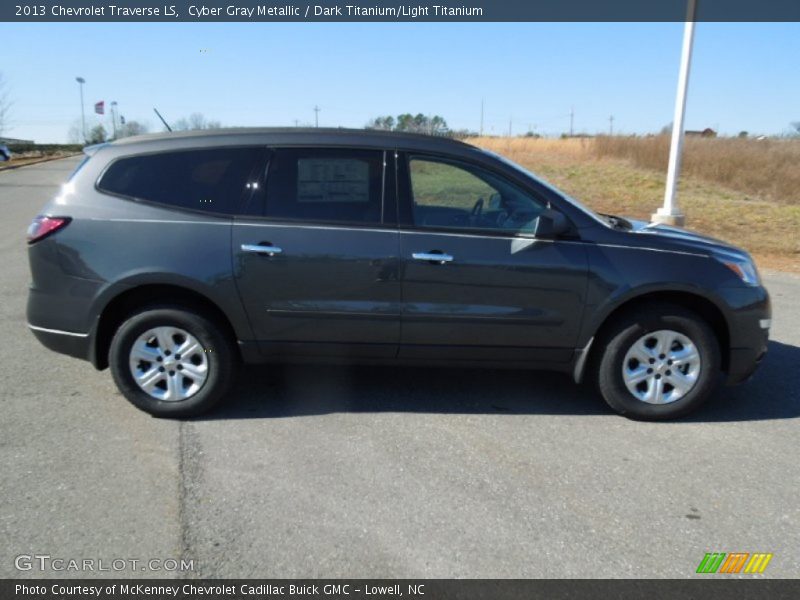 Cyber Gray Metallic / Dark Titanium/Light Titanium 2013 Chevrolet Traverse LS