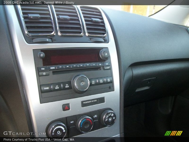 Summit White / Ebony 2008 GMC Acadia SLE AWD